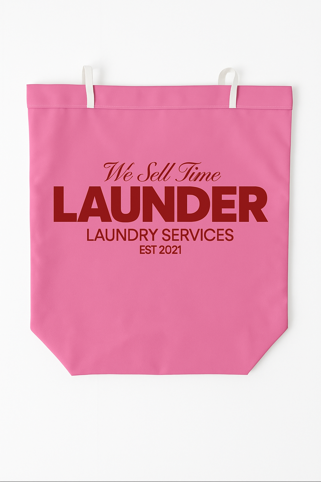 Pink Launder Reusable Laundry Bag. (Jumbo)